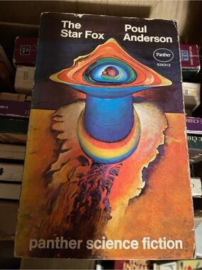 Vintage 60s Sci Fi Psychedelic Groovy art cover Science Fiction book Star Fox